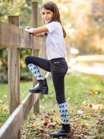 Anni Lyn Sportswear Kids Camp Knee Patch Tights in Kuwait