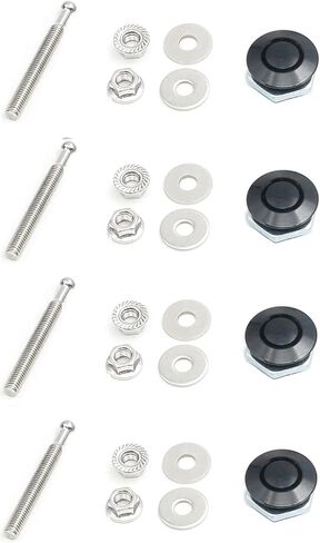 2X 30mm (1.18 inch) Universal Auto Vehicle Quick Release Latch Mini Hood Pin Lock Clip Kit Push Button Bonnet Aluminum Alloy for Auto Car Bumper Hood License Plate in Kuwait