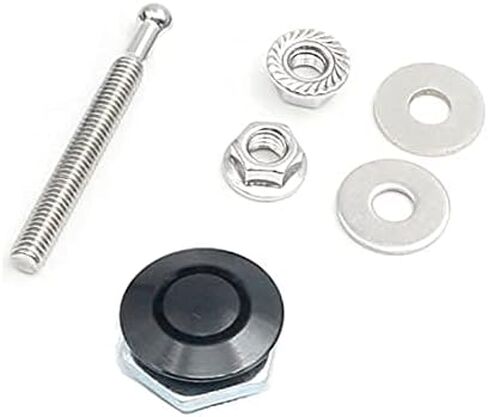 2X 30mm (1.18 inch) Universal Auto Vehicle Quick Release Latch Mini Hood Pin Lock Clip Kit Push Button Bonnet Aluminum Alloy for Auto Car Bumper Hood License Plate in Kuwait
