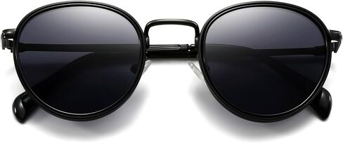 SUNGAIT Round Sunglasses for Women Men: Retro Sun Glasses for Driving Beach Camping Trip - UV400 Protection in Saudi Arabia