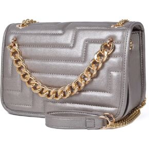 Crossbody Bags for Women,Vegan Leather Purses for Women,Small Shoulder Handbags with Chain Strap