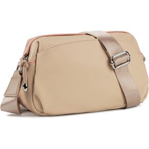 Crossbody Bags for Women - Chic Medium Cross Body Bag with Adjustable Strap and Zipper Pockets