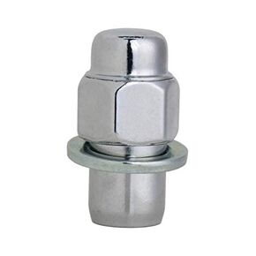 Set of 20 pcs Wheel Lug Nuts 1/2", 13/16" Hex/Wrench, Total Length 1.68"(42.67mm), 2-PC Standard Mag Chrome Lug Nuts Set with Washer