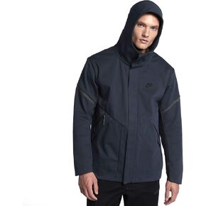 Nike Sportswear Tech Fleece Repel Windrunner Jacket Men Obsidian Heather Black 867658-451 (2X-Large)