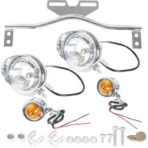 marddpair Motorcycle Driving Passing Turn Signal Spot Fog Light Bar Replacement for Honda Replacement for Kawasaki Replacement for Yamaha Replacement for Suzuki