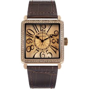 Vintage Wrist Watch for Women, Women's Watch with Leather Band, Face Square Classic Watches, Ladies Quartz Women Wrist Watch