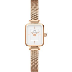 Daniel Wellington Quadro 15,5x18mm Women's Watch, Double Plated Stainless Steel (316L) Watch for Women