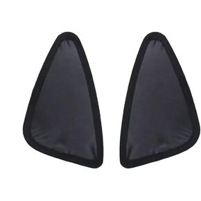 متوافق مع Tesla Model 3 Model Y نافذة السيارة الخلفية شبكة تظليل الشمس مثلث صغير ملحقات مظلة الشمس الأجزاء الداخلية للسيارات (أسود، موديل Y) in Kuwait