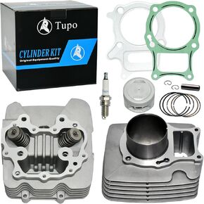 Tupo 68.5mm Cylinder Head Piston Ring Gasket Top End Rebuild Kit Compatible with Honda Recon 250 TRX 250 Sportrax 250 TRX250 TRX250EX TRX250TM TRX250TE TRX250X 1997-2019