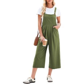 بدلة قفز نسائية من Dokotoo ملابس فضفاضة غير رسمية بأرجل واسعة قطعة واحدة بدون أكمام صيفية بوهو فضفاضة تناسب الجيوب in Kuwait