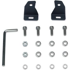Universal Fit Side Mounting Bracket, 4WDKING D5 D6 Dual Row Straight or Curve LED Light Bar Brackets