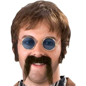 Forum Novelties Men's Fu Manchu Human Hair Mustache