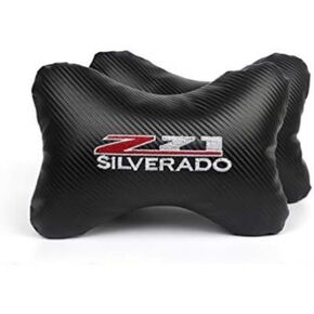 Car 2Pcs Leather Sport Car Seat for Silverado Z71 Off Road Pillow for Travel Neck Support