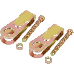 F FIERCE CYCLE Pair 16mm Colorful Motorcycle Chain Axle Adjuster Tensioner for Suzuki GS125 GN125
