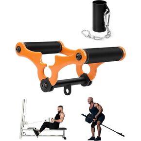 T Bar Row Landmine Attachment 360 Degree landmine Base Barbell Landmine Attachments-V Bar Landmine Handle Attachment for 2" Barbell Bar