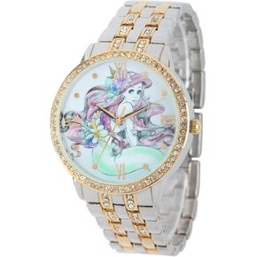 Disney Adult Glitz Analog Quartz CZ Bracelet Watch