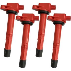 Performance Ignition Coil Pack 30520-R40-007 30520R40007 UF602 UF-602 099700147 Set of 4 Compatible With Honda Accord CR-V CRV Crosstour Civic Si ILX 2.4L L4 3.5L V6