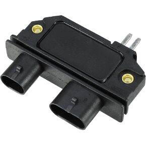 Ignition Control Module, Inner Ignition Module Control Unit No.10469931 for GMC Sonoma V6 4.3L 91-95 for GMC Safari V6 4.3L 86-95 ABS Black, 1 Pc