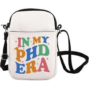 PHD Gift In My PHD Era Crossbody Bag Doctorate Degree Reusable Handle Bag PHD Shoulder Bag
