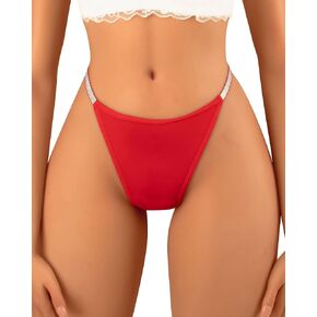 Women Glitter G-String Thongs Sexy Breathable Underwear Panties