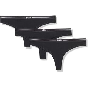 BOSS Women's 3-Pack Bold Logo Thongs
