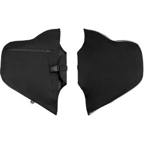 HDBUBALUS Soft Lowers Chaps Engine Bar Covers Leg Warmer Fit for Harley Softail Breakout Fat Boy Steet Bob FXFB FLS FLSTC FLSTF 2018-later