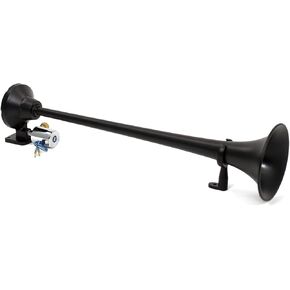 HornBlasters Safety 12/24 Volt Air Horn Only - Loud Fire Truck Tone - Super Efficient
