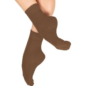 Womens Skin Tone Ankle Dance Socks