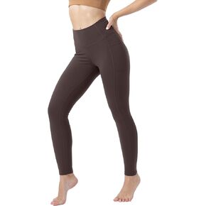 ONGASOFT Women High Waist Yoga Workout Leggings Tummy Control Brushed Soft Tight Pants with Side Pockets
