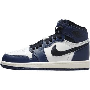 Jordan Little Kid's 1 Retro High OG Midnight Navy/Black-Wht-Sail (FD1412 401)