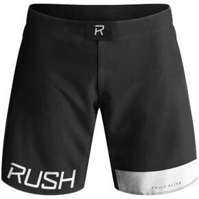 Rush Roots Jiu Jitsu BJJ Shorts Powered IBJJF Approved No Gi Fight Short - for Grappling & MMA