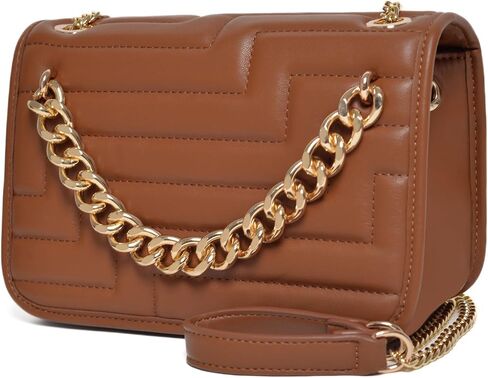 Crossbody Bags for Women,Vegan Leather Purses for Women,Small Shoulder Handbags with Chain Strap in Saudi Arabia