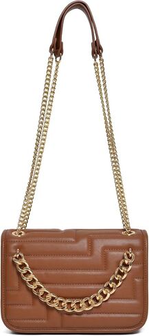 Crossbody Bags for Women,Vegan Leather Purses for Women,Small Shoulder Handbags with Chain Strap in Saudi Arabia