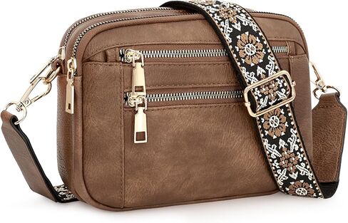 YDSIII Small Crossbody Bags for Women, Trendy Vegan Leather Cross Body Bags for Womens with Adjustable Wide Guitar Strap in Saudi Arabia