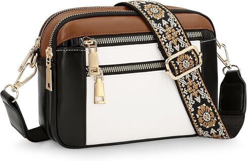YDSIII Small Crossbody Bags for Women, Trendy Vegan Leather Cross Body Bags for Womens with Adjustable Wide Guitar Strap in Saudi Arabia