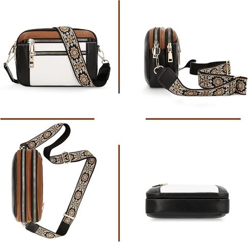 YDSIII Small Crossbody Bags for Women, Trendy Vegan Leather Cross Body Bags for Womens with Adjustable Wide Guitar Strap in Saudi Arabia