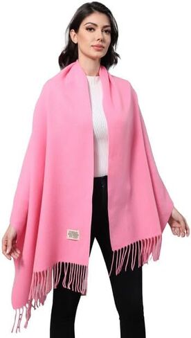 Winter Shawl - Blanket Shawl Wraps for Women - Poncho Size Women's Scarves & Wraps - Winter Accessories for Women in Saudi Arabia