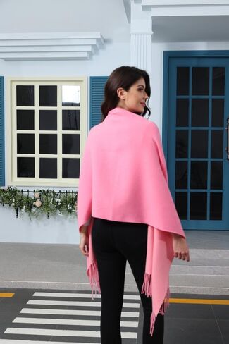 Winter Shawl - Blanket Shawl Wraps for Women - Poncho Size Women's Scarves & Wraps - Winter Accessories for Women in Saudi Arabia