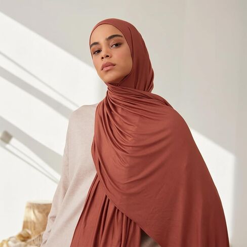 Modest Small Premium Jersey Hijab | For Muslim Women Head Scarf Wrap Hijabs in Kuwait
