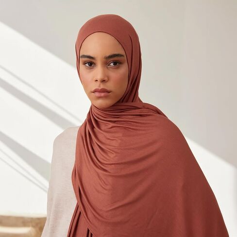 Modest Small Premium Jersey Hijab | For Muslim Women Head Scarf Wrap Hijabs in Kuwait