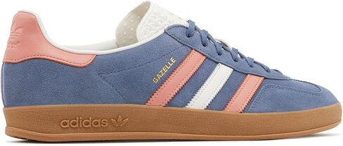 حذاء رياضي Gazelle للرجال من adidas، أزرق Blink/Wonder Clay/Sand Strata، مقاس 8 in Saudi Arabia