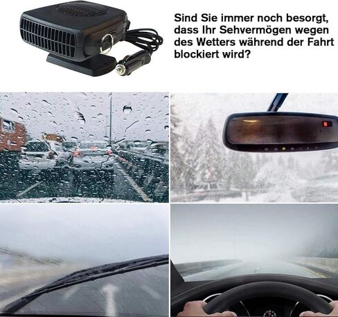 سخان السيارة، 2025 ترقية جديدة لسخان السيارة للمركبة، مزيل صقيع السيارة المحمول، سخان السيارة الذي يتم توصيله بولاعة السجائر والتدفئة والتبريد السريع، هدايا للرجال in Kuwait