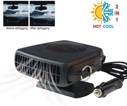 سخان السيارة، 2025 ترقية جديدة لسخان السيارة للمركبة، مزيل صقيع السيارة المحمول، سخان السيارة الذي يتم توصيله بولاعة السجائر والتدفئة والتبريد السريع، هدايا للرجال in Kuwait