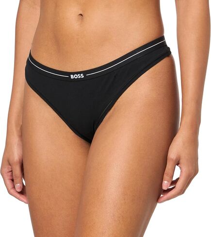BOSS Women's 3-Pack Bold Logo Thongs in Saudi Arabia