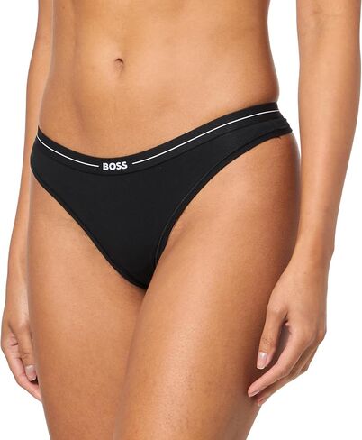 BOSS Women's 3-Pack Bold Logo Thongs in Saudi Arabia