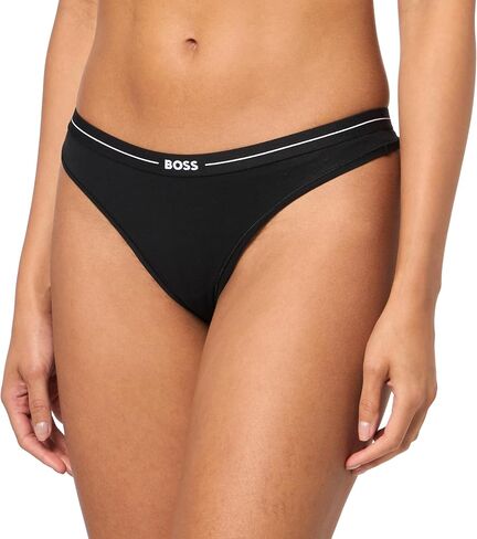 BOSS Women's 3-Pack Bold Logo Thongs in Saudi Arabia