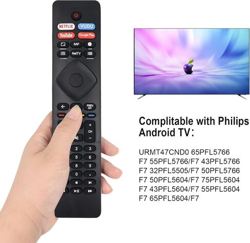 𝐍𝐞𝐰 RC813 for TCL TV Replacement Remote for TCL-Google-TV-Remote Control, Compatible with FHD HDR LED QLED 4K UHD Smart TVs Q6/Q7/QM8/S3/S4 Series in Saudi Arabia