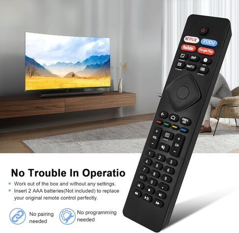 𝐍𝐞𝐰 RC813 for TCL TV Replacement Remote for TCL-Google-TV-Remote Control, Compatible with FHD HDR LED QLED 4K UHD Smart TVs Q6/Q7/QM8/S3/S4 Series in Saudi Arabia