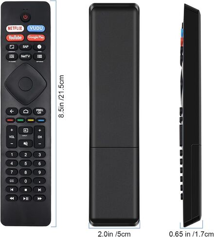 𝐍𝐞𝐰 RC813 for TCL TV Replacement Remote for TCL-Google-TV-Remote Control, Compatible with FHD HDR LED QLED 4K UHD Smart TVs Q6/Q7/QM8/S3/S4 Series in Saudi Arabia