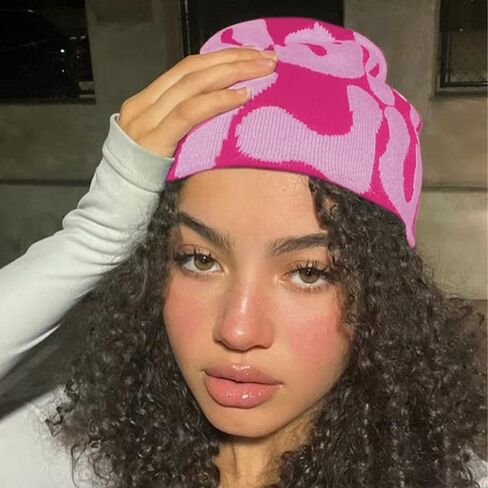 Y2K Beanie Hat Streetwear MEA Design Hats for Women Men Teenagers in Saudi Arabia